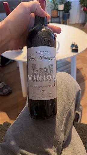 Burdeos Saint-Émilion Gran Cru Grand Cru Château Puyblanquet 2018