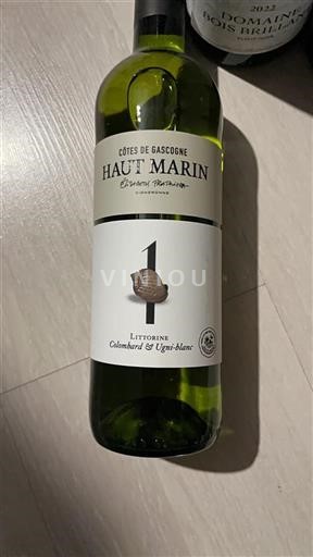 Sudoeste Côtes de Gascogne Domaine Haut Marin Littorine Não Sazonado