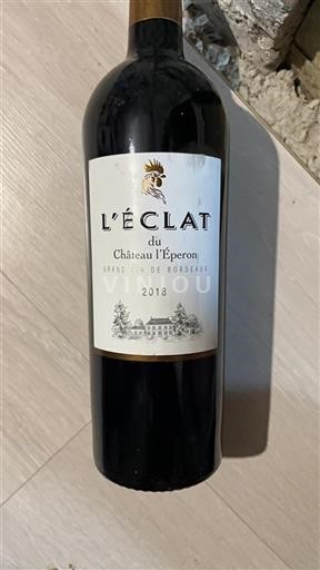 Bordeaux Ikke specificeret Château L'Eperon L'Éclat 2018