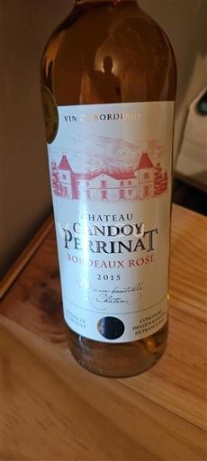 Bordeaux Bordeaux rosé Château Gandoy-Perrinat 2015