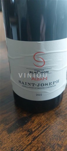 Rhônetal Saint-Joseph Sébastien Blachon Alban 2022