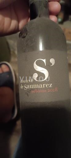 Languedoque Grés de Montpellier Domaine Saumarez S' 2008