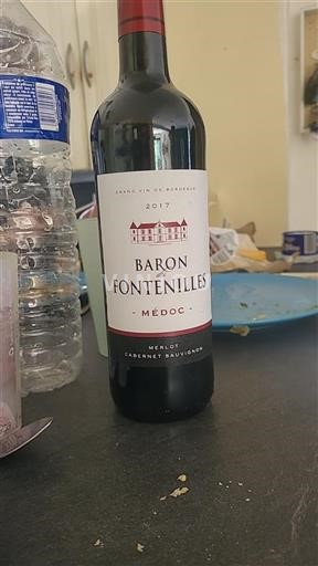 Bordeaux Médoc Baron des Fontenilles 2017