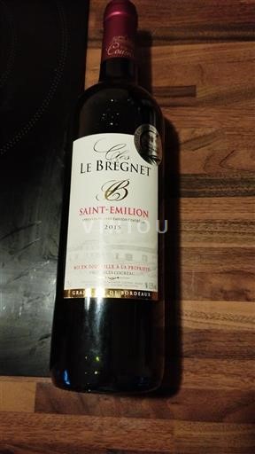 Bordeaux Saint-Émilion Clos le Brégnet 2015