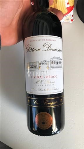 Bordeaux Listrac-Médoc Cru Bourgeois Château Donissan 2018