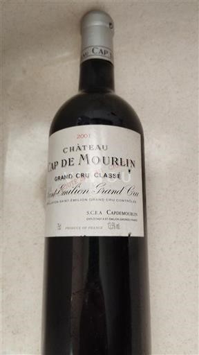 Bordeaux Saint-Émilion Grand Cru Château Cap de Mourlin 2001