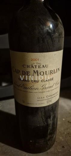 Bordeaux Saint-Émilion Grand Cru Château Cap de Mourlin 2001