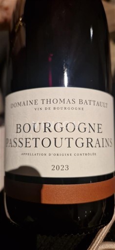 Burgundi Bourgogne-passetoutgrain Domaine Thomas Battault 2023