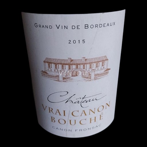 Bordeaux Canon-Fronsac Vrai Canon Bouché 2015