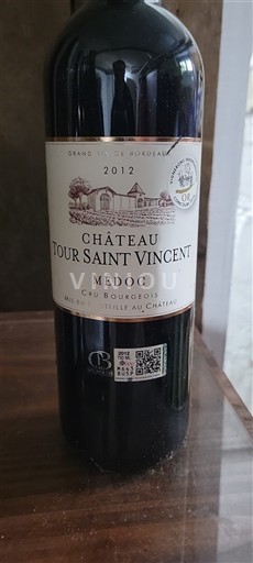 Bordeaux Médoc Château Tour Saint Vincent 2012