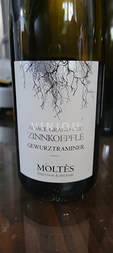 Alsace Gewurztraminer Grand Cru Moltes Zinnkoepflé Gewurztraminer 2021