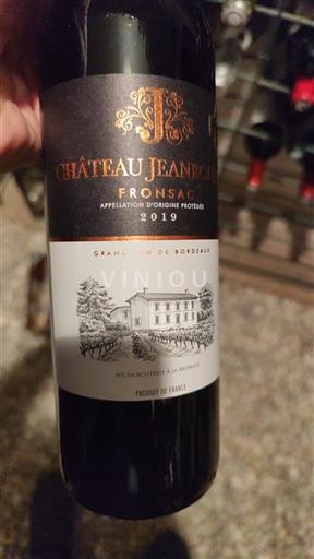 Bordeaux Fronsac Château Jeanroy 2019