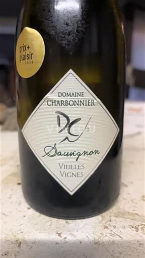 Dolina Loare Touraine Domaine Charbonnier Sauvignon Vieilles Vignes 2023