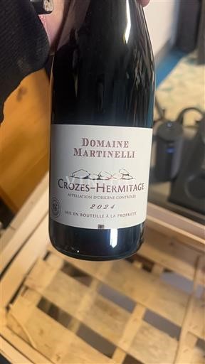 Vallée du Rhône Crozes-hermitage Domaine Martinelli 2024