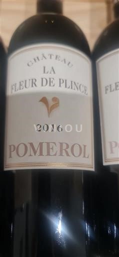 Bordeaux Pomerol Château La Fleur de Plince 2016