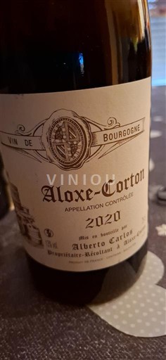 Bourgogne Aloxe-Corton Alberto carlos 2020