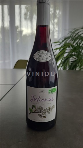 Beaujolais Juliénas VINESCENCE 69220 BELLEVILLE EN BEAUJOLAIS 2022