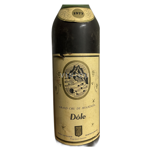 Valais Dôle Dôle Grand cru de Molignon 1977