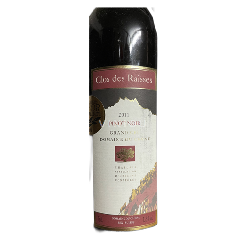 Valais Valais ZOP Pinot Noir Clos des Raisses 2011