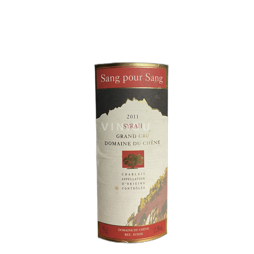 Vallese Syrah del Vallese Syrah Sand pour Sang 2011