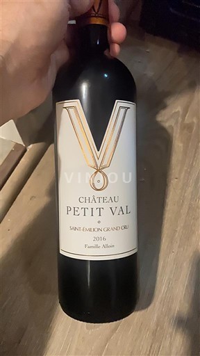 Bordeaux Saint-Émilion Grand Cru Grand Cru Château Petit Val 2016