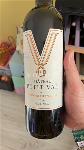 Burdeos Saint-Émilion Gran Cru Grand Cru Château Petit Val 2016