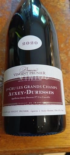 Burgund Auxey-Duresses Premier Cru Vincent Prunier 1er Cru Les Grands Champs 2020