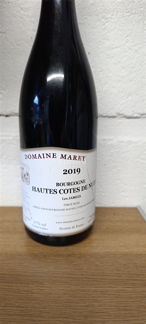 Burgundi Hautes Côtes de Nuits Domaine Marey Les Jamees 2019