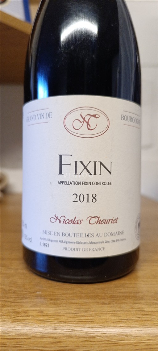 Bourgogne Fixin Domaine Nicolas Theuriet 2018