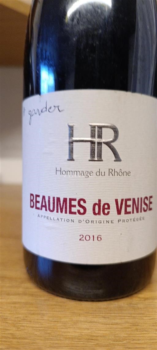 Thung lũng Rhône Beaumes de Venise Hommage du Rhône 2016