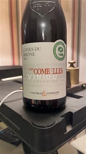 Rhônen laakso Côtes-du-rhône Vignobles & Compagnie Les Combelles 2023