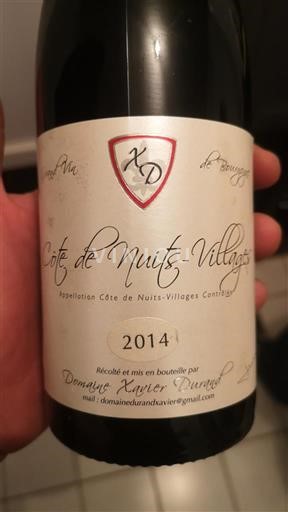 Bourgogne Côte de Nuits-Villages Domaine Xavier Durand 2014