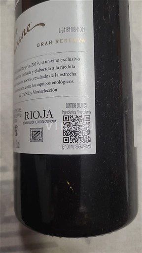 La Rioja Rioja Cune Gran Reserva 2019