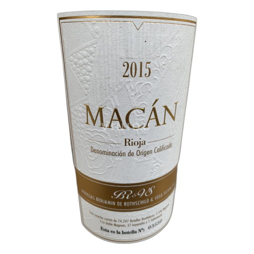 La Rioja Rioja Bodegas Benjamin de Rothschild & Vega Sicilia S.A. Macán 2015