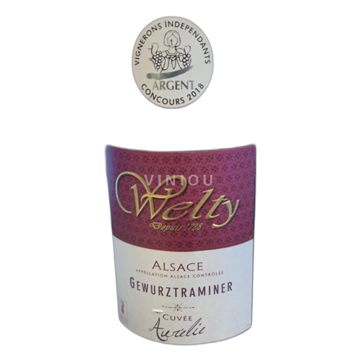 Alsace Gewurztraminer Welty Aurélie 2018