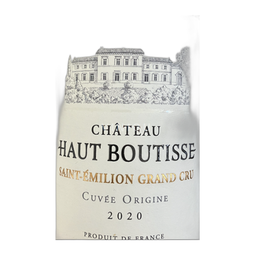 Bordéus Saint-Émilion Grand Cru Château Haut Boutisse 2020