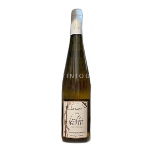 Alsace Gewurztraminer Jean Claude Gueth Gewurztraminer Vendanges Tardives 2018