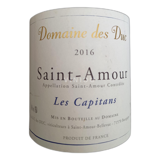 Beaujolais Saint-Amour Domaine des Duc Les Capitans 2016