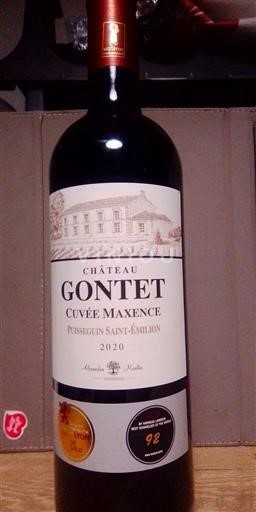 Bordeaux Puisseguin-saint-émilion Château Gontet Maxence 2020