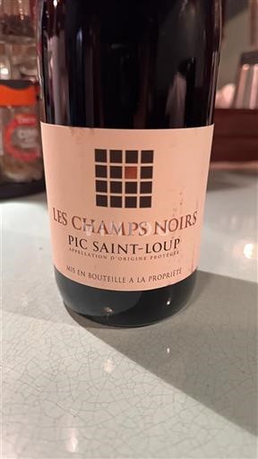 Langvedok Pic-saint-loup Les Champs Noirs 2023