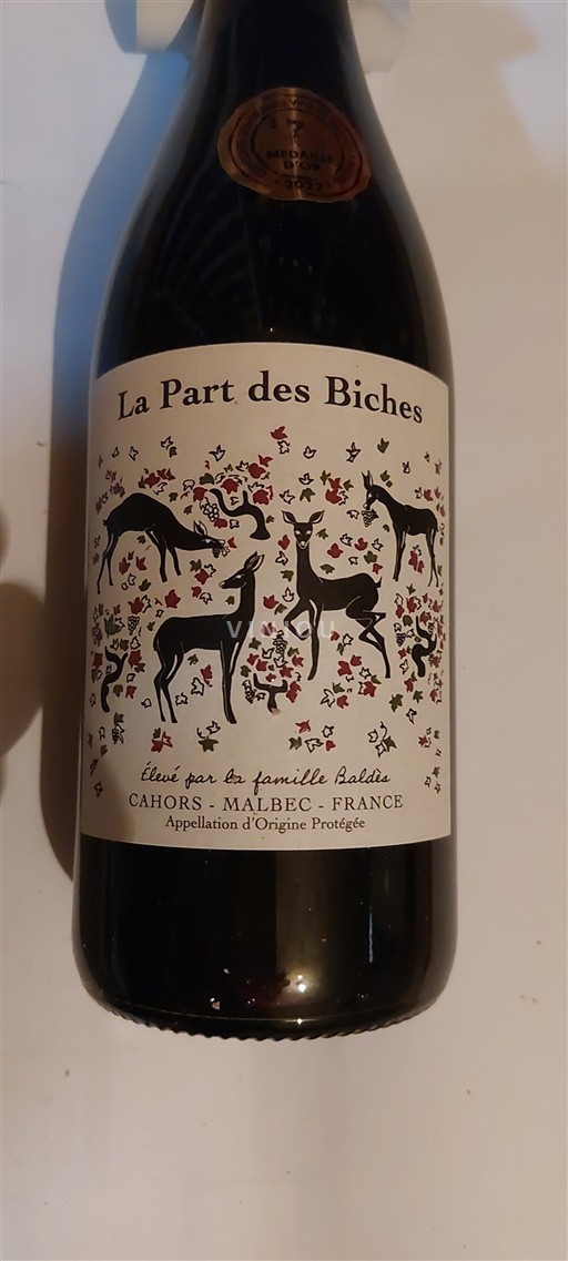 Sydvestfrankrig Cahors Famille Baldès La Part des Biches 2019