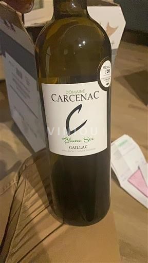 Jugozahod Gaillac Domaine Carcenac Blanc Sec 2024