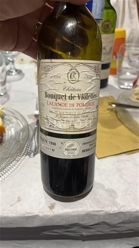 Bordeaux Lalande-de-pomerol Château Bouquet de Violettes 1996