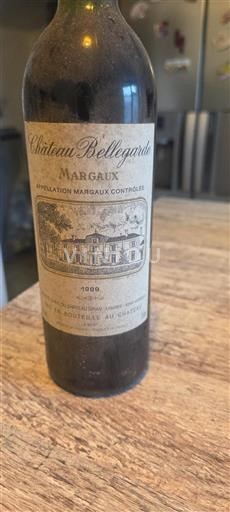 Bordeaux Margaux Château Belle-Garde 1989