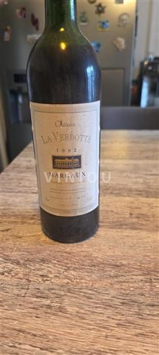 Bordeaux Margaux Grand Cru Château La Verdotte 1992