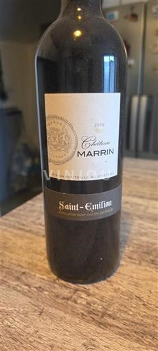Bordeaux Saint-Émilion Marrin 2009