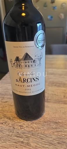 Bordeaux Haut-Médoc Chevalier Arcins 2015