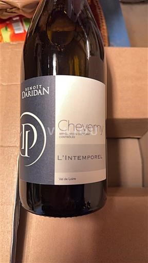 Thung lũng sông Loire Cheverny Benoît Daridan L'Intemporel 2023