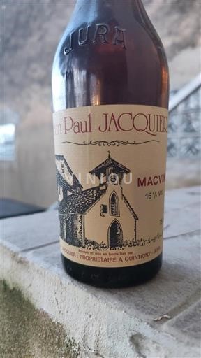 Jura Macvin of Jura Jean Paul Jacquier Macvin du Jura Non-Vintage