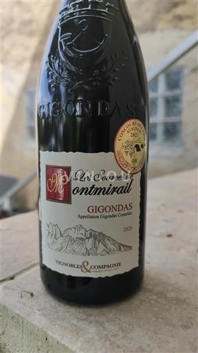 Rhônen laakso Gigondas Les Sources de Montmirail 2020